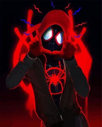 miles morales Art diamond painting