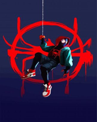 miles morales Spider diamond painting