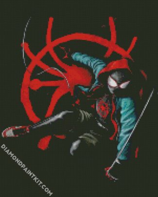 miles morales Superhero diamond paintings