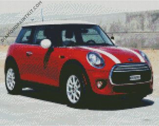 Mini Cooper diamond painting