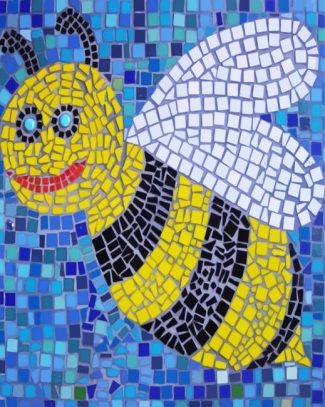 mosaic Bee diamond painting