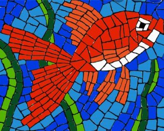 mosaic Fish diamond painting