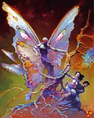 Mothman Frank Frazetta diamond painting