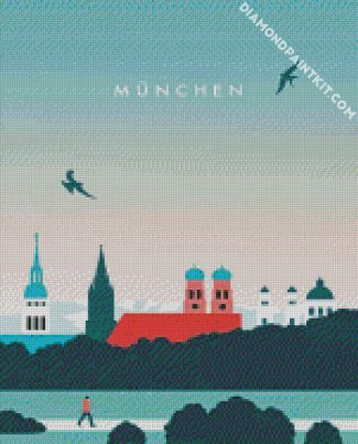 munich Poster diamond paintings