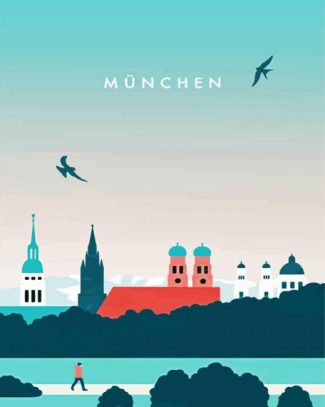 munich Poster diamond painting