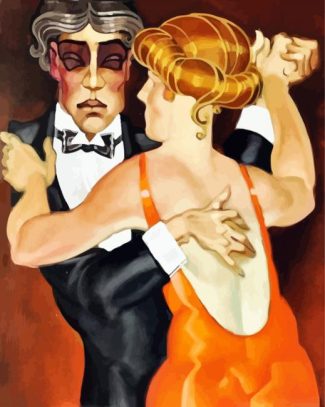 old couple dancing diamond painting