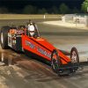 Orange Dragster diamond painting