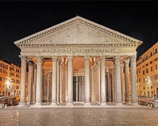 pantheon rome diamond painting