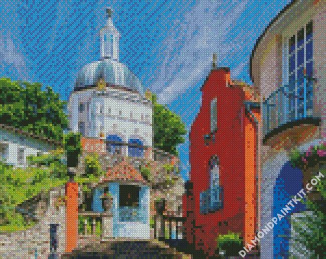 Portmeirion Wales diamond painting