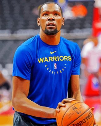 professional basketball player Kevin Durant diamond painting