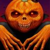 Pumpkin diamond painting