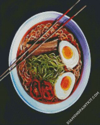 Ramen Bowl Art diamond painting