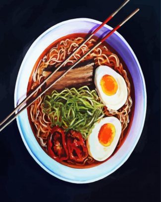 Ramen Bowl Art diamond painting