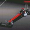 Red Dragster diamond painting