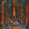 Redwood National Park diamond Painting