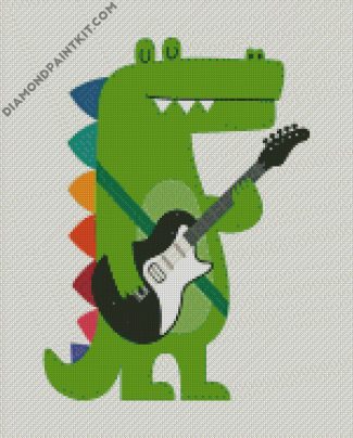 rock star Crocodile diamond paintings