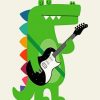 rock star Crocodile diamond painting