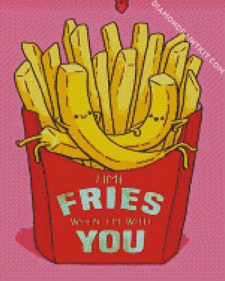 Romantic Fries Diamond Painting