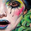 Sad Clown Close Up diamond painting