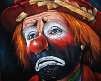 Sad Clown diamond painting