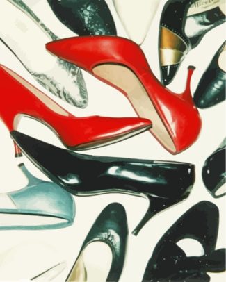 shoes andy warhol diamond painting