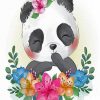 shy panda diamond painting