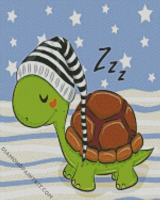 sleepy turtle diamond paintings