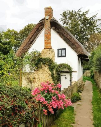 Small Cottage diamond painting