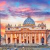 st peters square Rome diamond painting