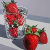 Strawberries In Glass diamond painting