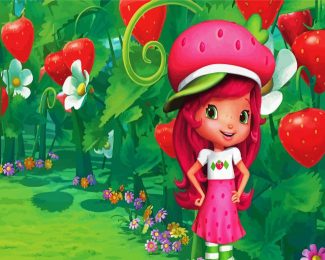 Strawberry Shortcake Cartoon diamond painting