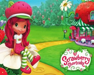 Strawberry Shortcake diamond painting