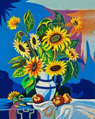 Sunflowers diamond painting