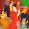 tablao flamenco fernando botero diamond painting