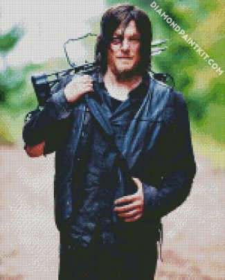 teh walkin dead Daryl Dixon diamond paintings