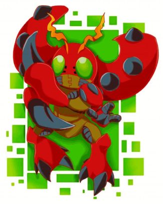 tentomon digimon diamond painting