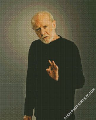 The Comedian George Carlin diamond painting