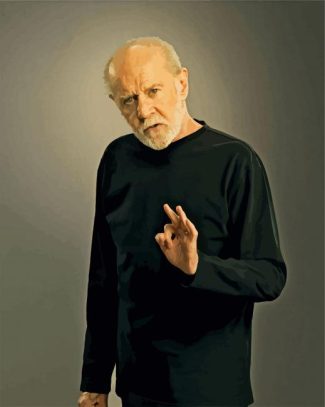 The Comedian George Carlin diamond painting