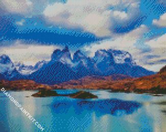 Torres Del Paine Chile diamond painting