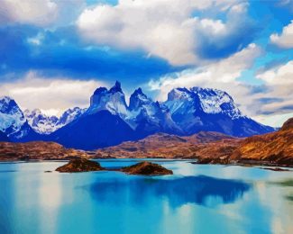 Torres Del Paine Chile diamond painting