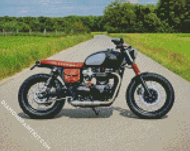 Triumph Motorcycle diamond painting