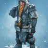 viking dwarf01 diamond painting