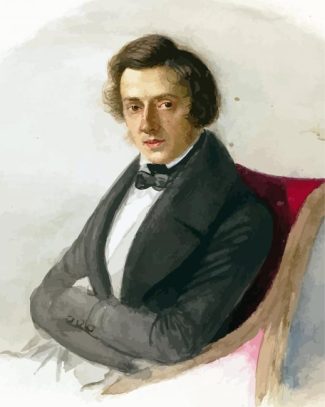 Vintage Chopin diamond painting