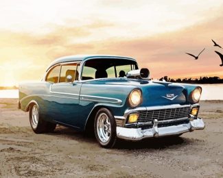 Vintage Chevy diamond painting