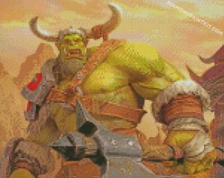 warcraft Mankrik diamond paintings