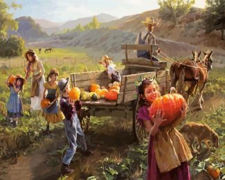 Weistling Morgan End Of Harvest diamond painting