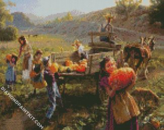 Weistling Morgan End Of Harvest diamond painting