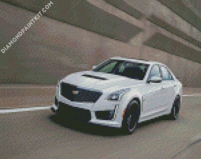 White CTS V diamond painting