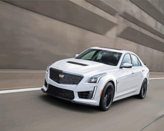 White CTS V diamond painting