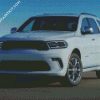 white Durango cars diamond paintings